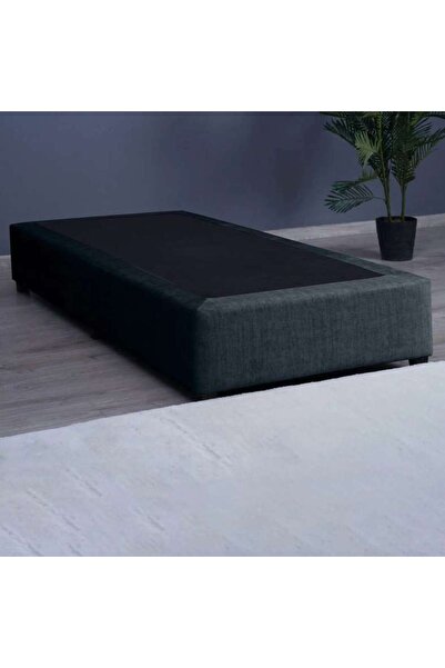 PAN HOME قاعدة سرير كاليبسو شانيل رمادي غامق 90x200 سم