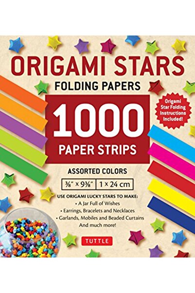 Ingram Origami Stars Papers 1,000 Paper Strips in Assorted Colors