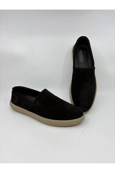 Papuccu Black Suede Men's Leather Shoes