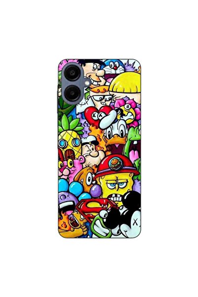 OEM Калъф, съвместим със Samsung Galaxy A06, силиконов гел TPU, с шарка Поп а...