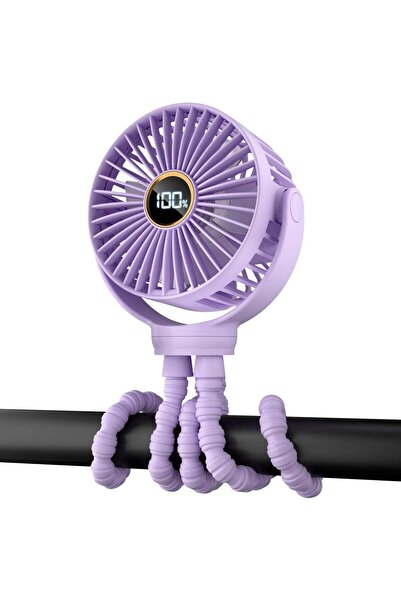 Generic Portable Baby Stroller Mini Fan - Rechargeable Personal Cooling Devic...