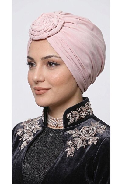 İSTDONATELLA عمامة جاهزة بتصميم مفصل - قماش رملي مرن - عمامة عملية للسهرات - ...