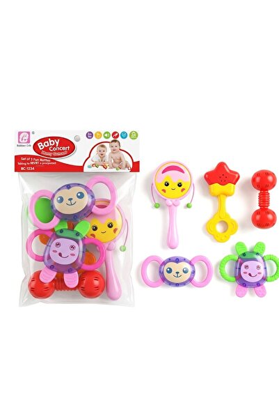 iTajir Baby Teether and Chew Toy Set - Interactive Soothing Teether and Senso...