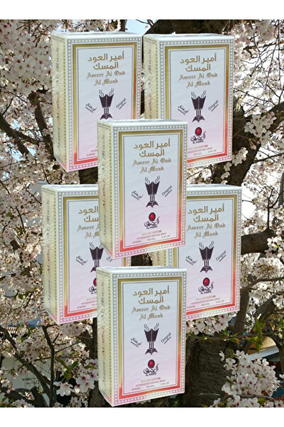 Al aqeeq 6 قطع عطر أمير العود والمسك 100 مل