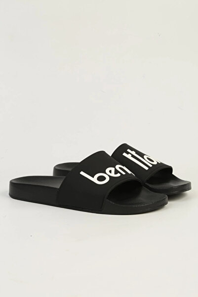Benetton Text Detailed Very Light Comfortable Summer Unisex Slippers