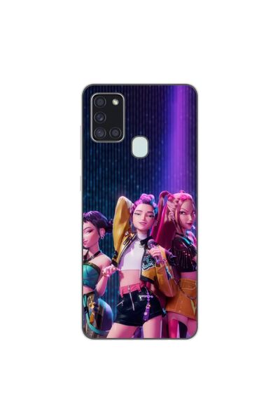 OEM Husa compatibila cu Samsung Galaxy A21s Silicon Tpu Model KPop Demon Hunt...