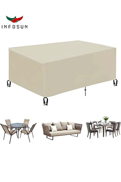 INFOSUN 420D Heavy Duty Waterproof Outdoor Cover Outdoor Furniture Cover, Pre...