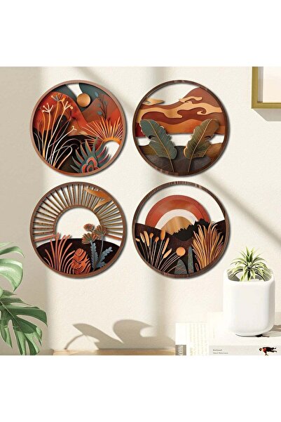 Generic 4 Hollowed-out country farmhouse wall art decoration, Bohemian wall h...