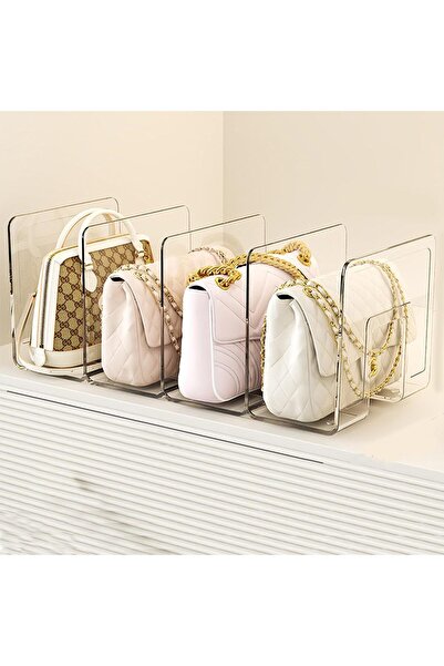 Urban URBANNX Bag Organizer for Closet - Clear Plastic Handbag Storage with 4...