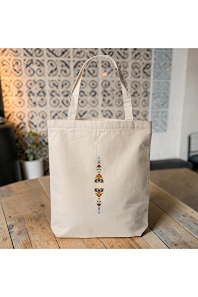 riyaz Tezhib Pattern 13 Printed Fabric Shoulder Bag - 35X40 cm