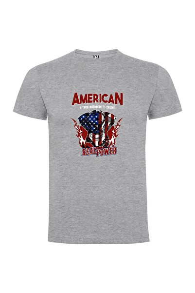 iLovePrints Flagged Engine Power Tshirt