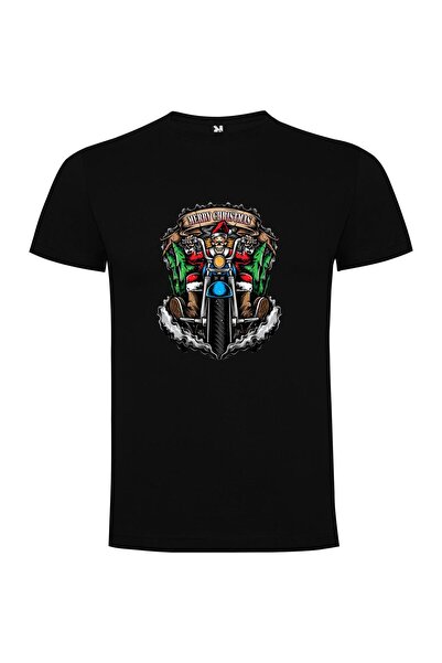 iLovePrints Santa's Harley Adventure Tshirt