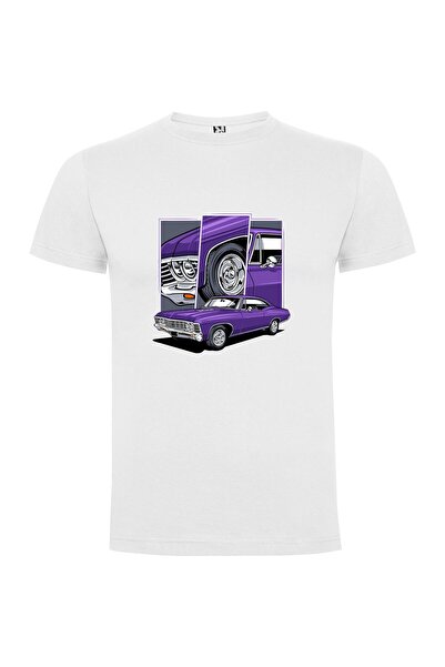 iLovePrints Hyper-Detailed Purple Cruiser Tshirt