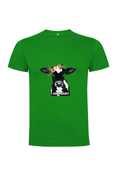 iLovePrints Bovine Blossom Beauty Tshirt