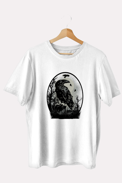 iLovePrints Μπλούζα Art Raven