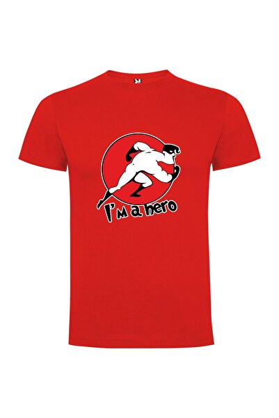 iLovePrints Muscular Kick Hero Tshirt