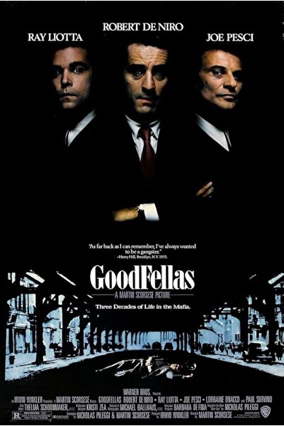 ESSESORIES House Goodfellas Movie Poster Wall Art Room Decor Self Adhesive