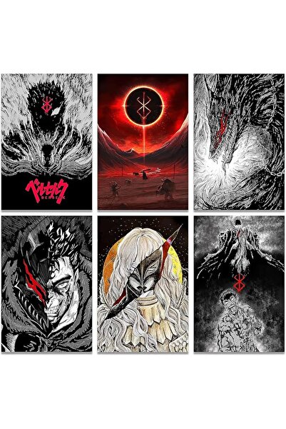 ESSESORIES Berserk Game Merchandise HD Club Unframe Music Anime Poster Wall A...