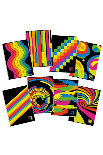 MC Micostore Caiet A4 cu Jolly Page - One Color Black & Fluo, 80 g/m2, 40 pag...