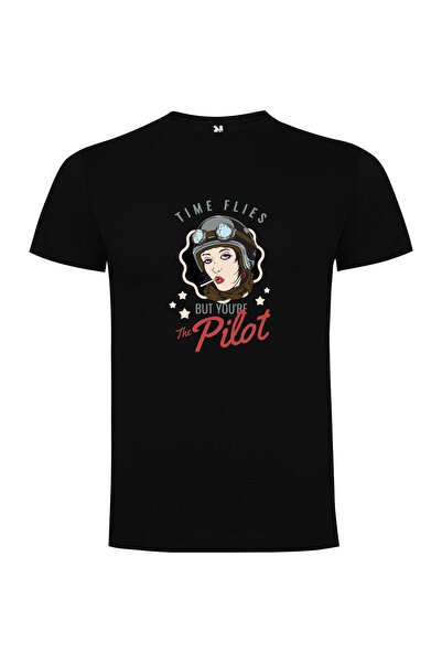 iLovePrints Time Pilot Girl Tshirt