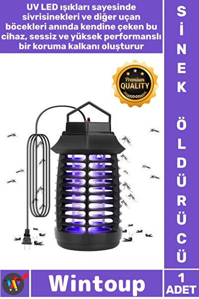 Wintoup #SinekÖldürücü Mor Işık UV LED Teknolojisi Sivrisinek Kovucu Şık Elek...
