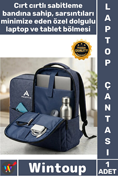 Wintoup # Geantă pentru laptop, elegantă, ergonomică, de calitate, rucsac pen...