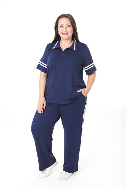 XL Modam XLMODAM طقم نسائي من قماش OYSHO مقاس كبير