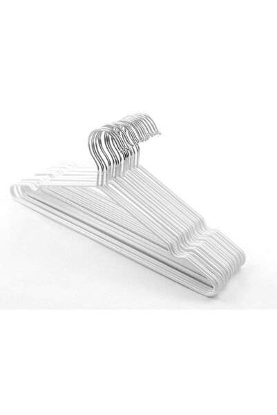 Noon East 20 Pack Metal Hangers Plastic Hangers, White Shirt Hangers for Clot...