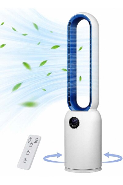 GULF GALLERY Bladeless Tower Fan with Remote, Air Circulator Cooling Fan for ...