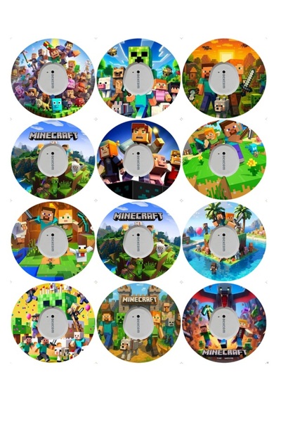 Dia Band Minecraft / Dexcom G7 Sensör Koruyucu Bant 12'li Paket