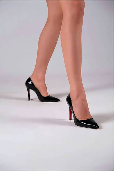 1way Women's Classic Heels with Luxurious Shine and Red Sole