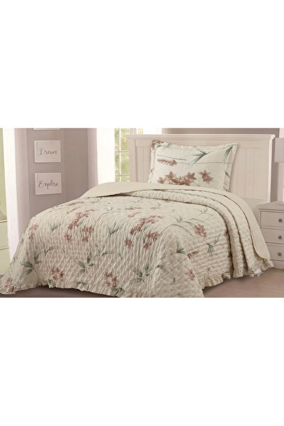 Ahsela Home Luxury Patterned Single Bedspread Set 180X220 cm – Ruffled Muslin...