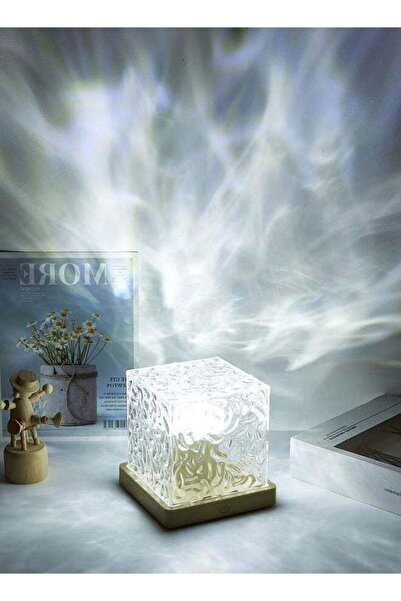 AHAKAC 16 Colors Water Ripple Table Lamp Ramadan Eid Mubarak Decoration Light...