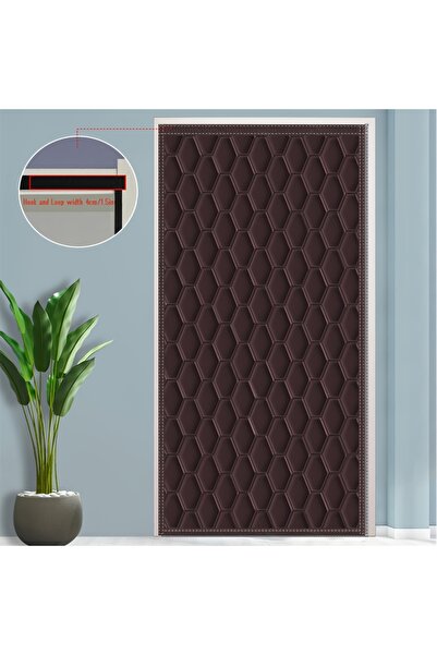 Choice15 80 x210cm browm Winter Home Door Curtains Are Soundproof and Cold Re...