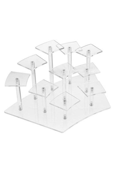 Choice3 Transparent 10 Seat 8/10 Tier Acrylic Display Riser Shlef Layered Dis...