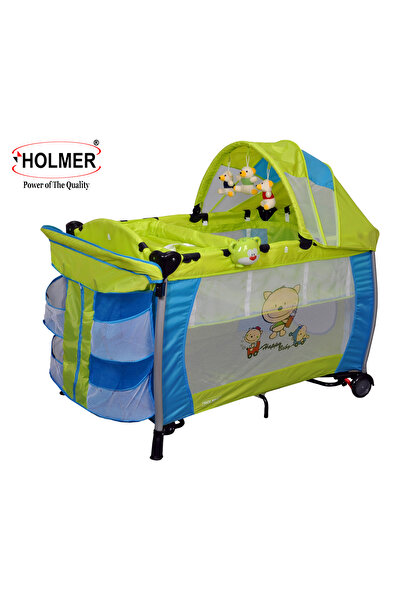 Holmer Maxi Comfort Eurostyle Alüminyum Oyun Parkı / Yeşil-Mavi