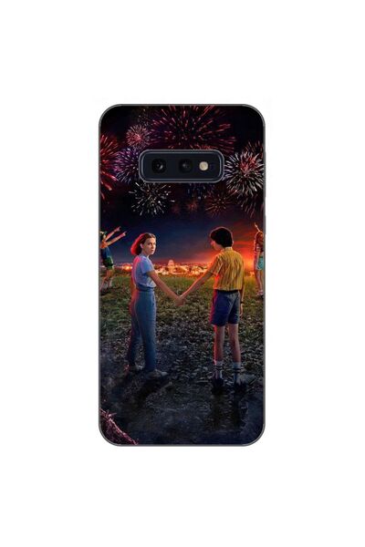 OEM Husa compatibila cu Samsung Galaxy S10e Silicon Gel Tpu Model Stranger Th...
