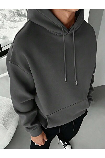 luci sports 3 Yarn Unisex Oversize Hooded Sweatshirt