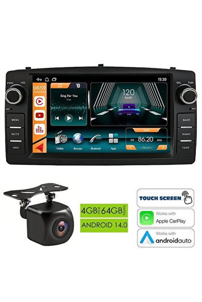 Fimex NAV-9953 Tablet Multimedya Android 6.2 İnç 4+64GB 4 Çekirdek TOYOTA TER...
