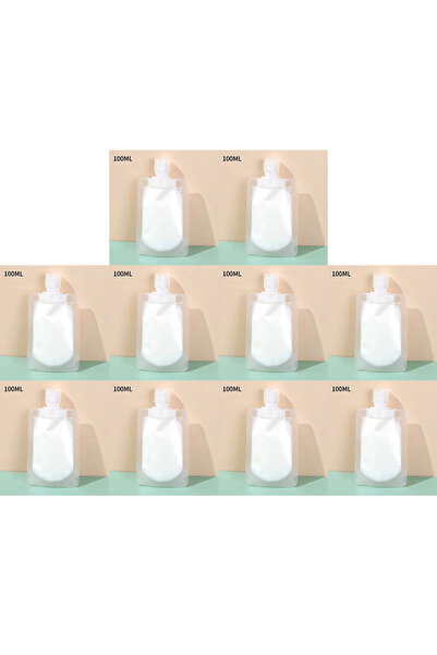 Choice11 10pcs 100ml 2-10Pcs Shampoo Makeup Fluid Sub Bottle Packaging Bottle...