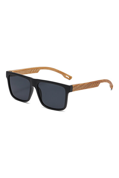 Choice3 black Retro UV-proof Bamboo Sunglasses Men's Fashion Sunglasses Sungl...