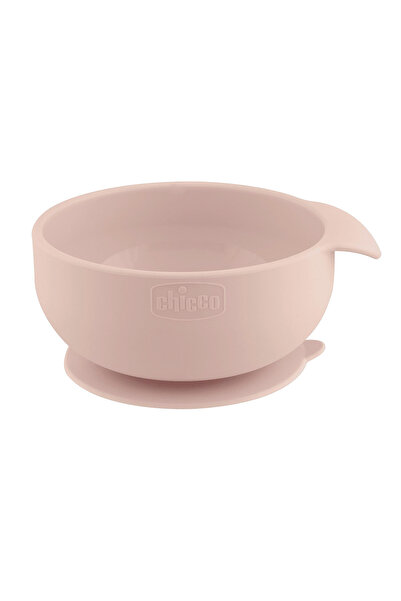 Chicco Μπωλ Σιλικόνης με Βεντούζα Ροζ Για 6+ Μηνών