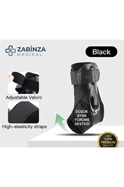 zabinza Low Foot Splint and Ankle Brace - Neurological Gait Support Device