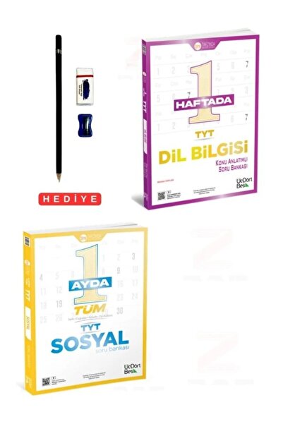 Üç Dört Beş Yayıncılık Üç Dört Beş 1 Ayda Tüm Tyt Sosyal Soru Bankası 1 Hafta...