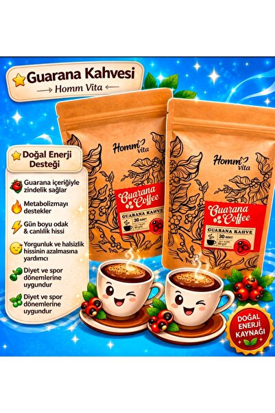 homm Vita guarana kahve ikili paket 30×2 granül kahve