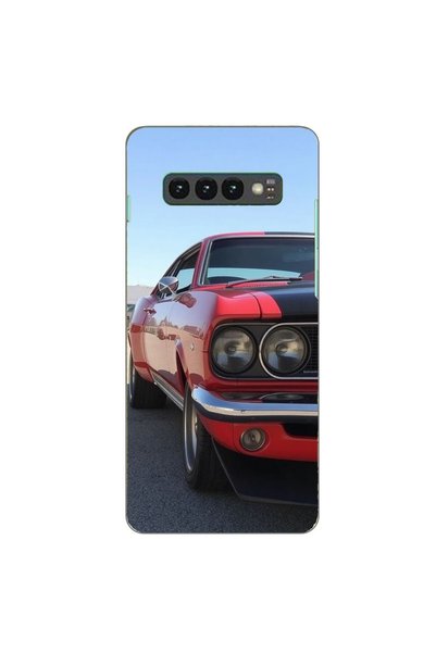 OEM Husa compatibila cu Samsung Galaxy S10 Silicon Gel Tpu Model Red Muscle Car