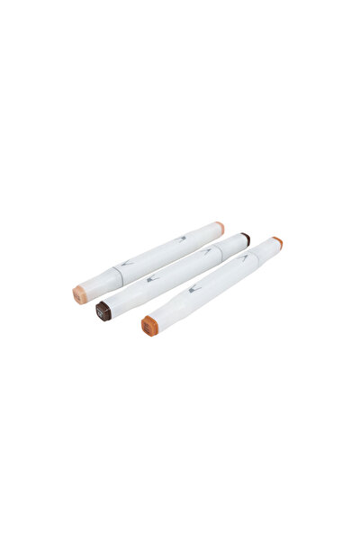 Midi Brown Highlighter Set 3 Pieces