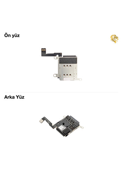 ARSKİNG İphone 12 Pro Max Sim Konnektörü Çift Anakart sim okuyucu soketi sim ...
