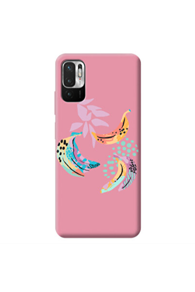 Other Xiaomi Redmi Note 10 Pro 5G Banana Pink Colored Silicone TPU Θήκη