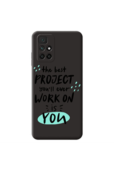 Other Xiaomi Redmi 10 2022 The Best Project Black Colored Silicone TPU Θήκη